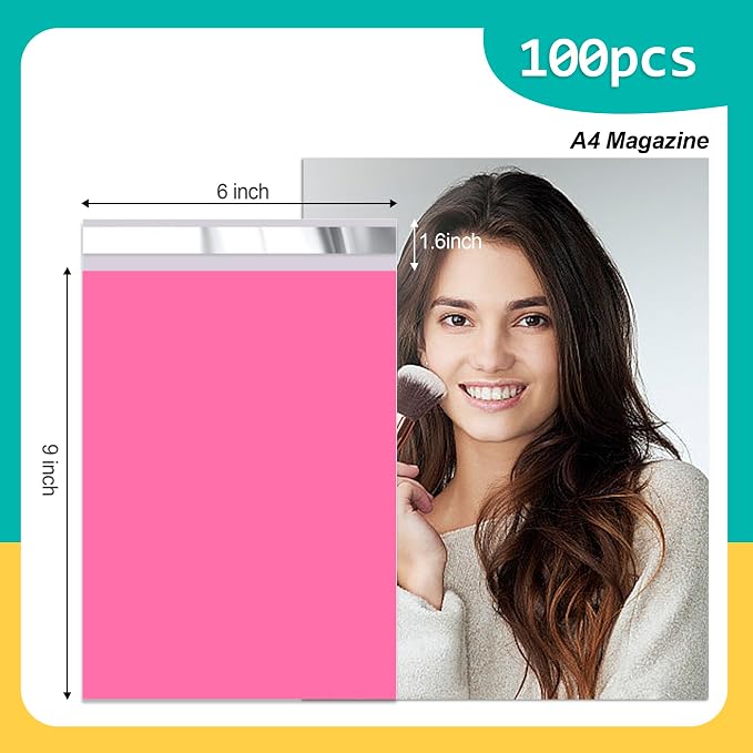 Poly Mailers 6x9 Inch 100 Pcs - Image 2