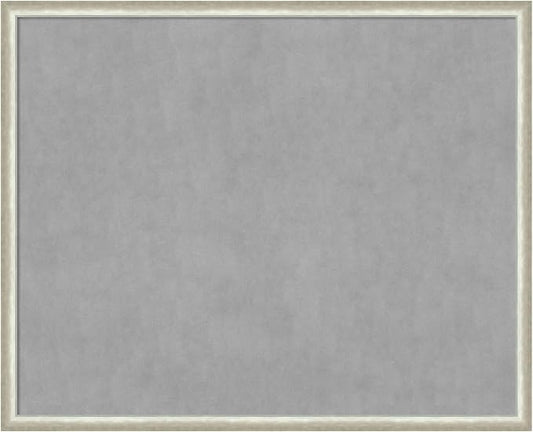 Amanti Art Silver Framed Magnetic Board 34x42 X-Large Vision Board by AmantiArt
