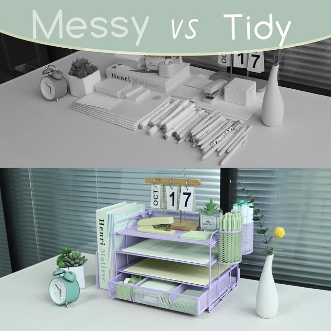 4 Tier Desk File Organiser - Image 4