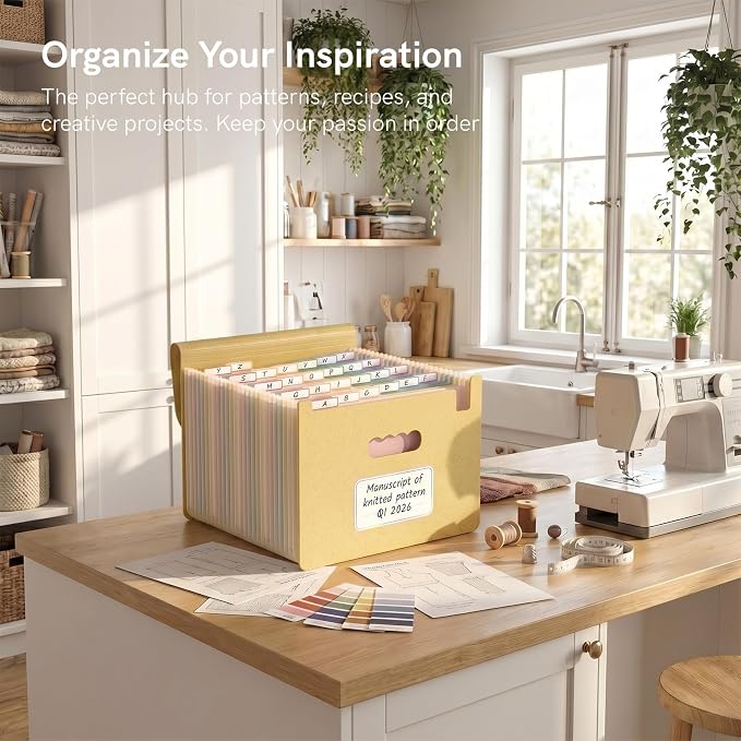 ABC life 26 Pockets Accordion File Organizer, High Capacity Expanding File - Image 5