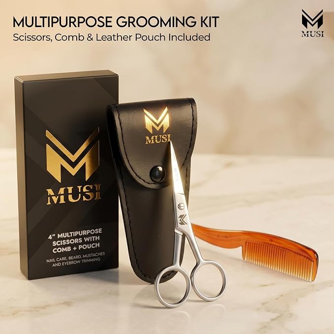 MUSI 4 Inch Eyebrow Scissors - Image 8