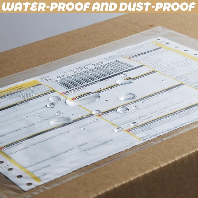 300 Pack 7"x10" Shipping Label Sleeves, Packing Slip Pouches, Packing List - Image 4
