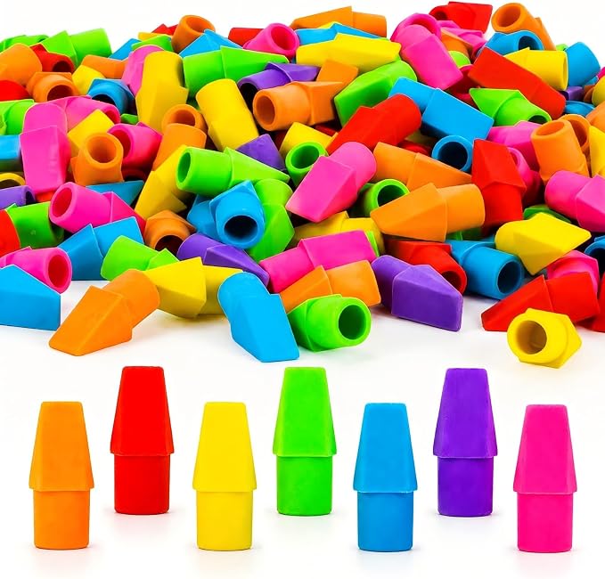 Sukh Cap Erasers for Pencils Pulk by Sukh