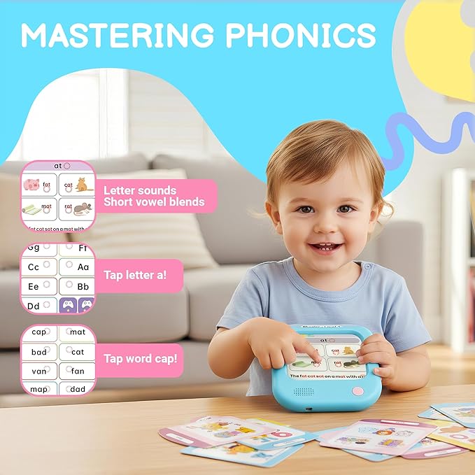 QuTZ Talking Flash Cards, Phonics Flash Cards, Learn to Read - Image 4