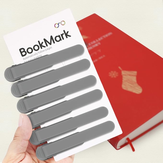 SMUK 6pcs Automatic Silicone Bookmarks - Image 5