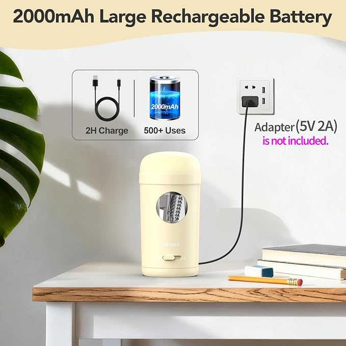 AFMAT Electric Pencil Sharpener, Fully Automatic Pencil Sharpener - Image 5