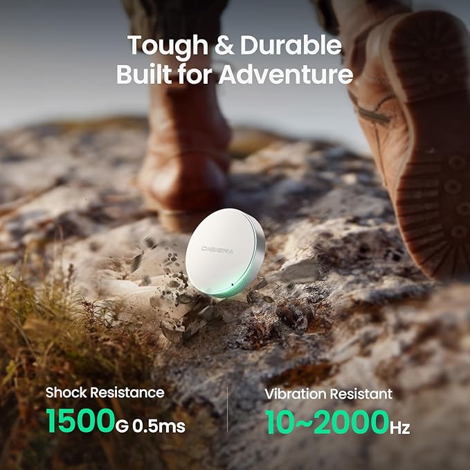 1TB Magnetic Portable SSD, External Solid State Drives with USB-C 3.2 Gen 2x2, Speed Up to 2000MB/s, Compact & Durable, Compatible with iPhone 15/16 Series and Other USB-C Devices, White-DeskLoop Office