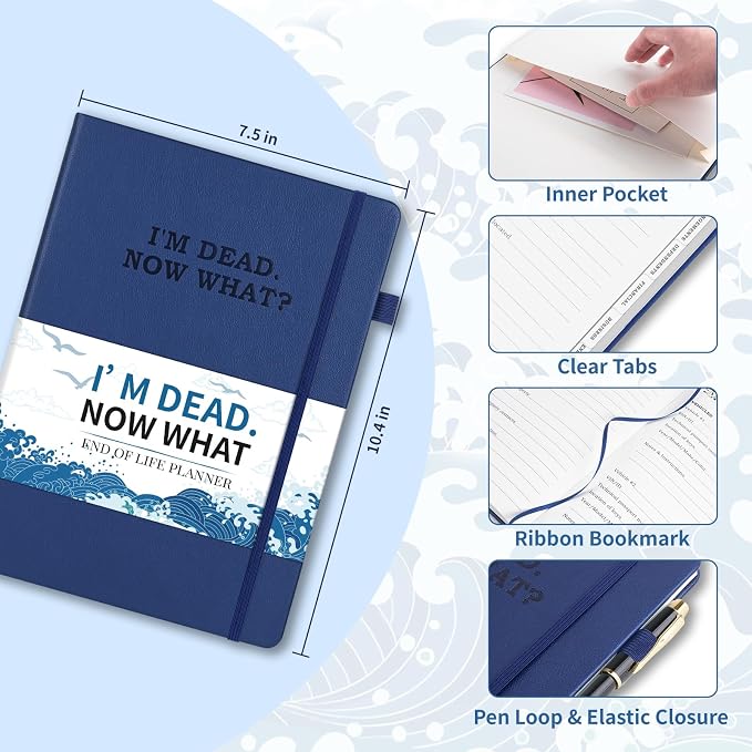 I'm Dead Now What Planner, Estate Planning Organizer - Image 2