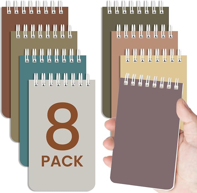 Taja Pocket Small Notebook 3" x 5", Nursing Notepad, Travel by Taja