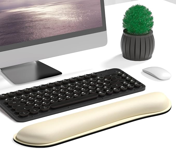 Dapesuom Enlarge Keyboard Wrist Rest, Memory Foam Keyboard Wrist Cushion - Image 2