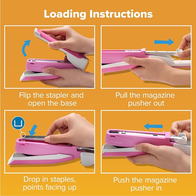 Bostitch Office InPower Spring-Powered Desktop Stapler, 20 Sheet Capacity - Image 6