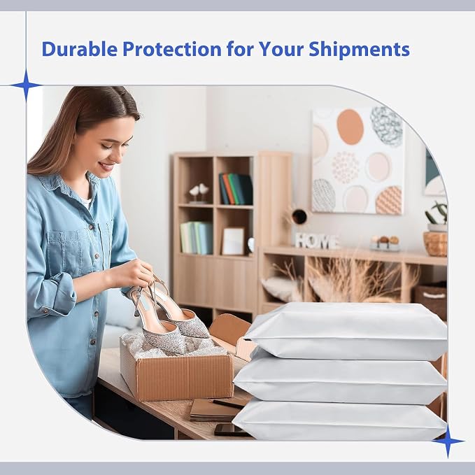 Fuxury 500 Pack 17.7x22" White Large Poly Mailers Bulk, Waterproof Mailing - Image 6