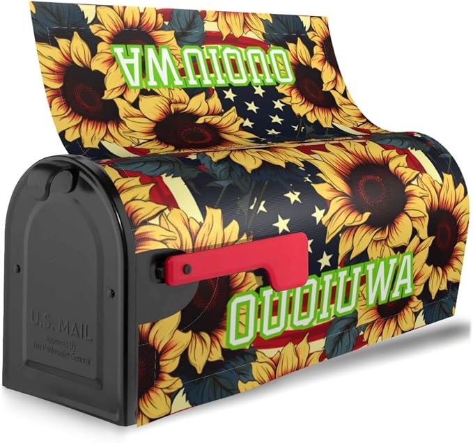 Ouqiuwa Custom Welcome Magnetic Mailbox Cover, Mailbox Wrap Decorative - Image 3