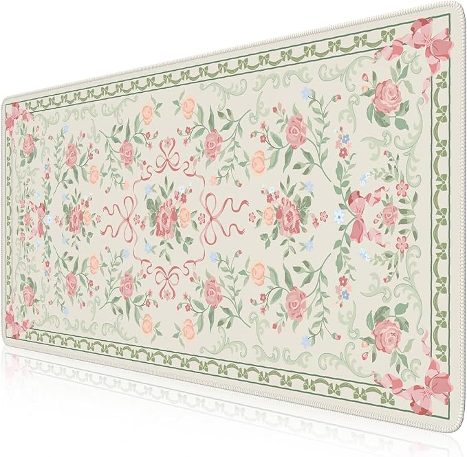 iCasso Green Desk Mat, Cute Desk Pad by iCasso