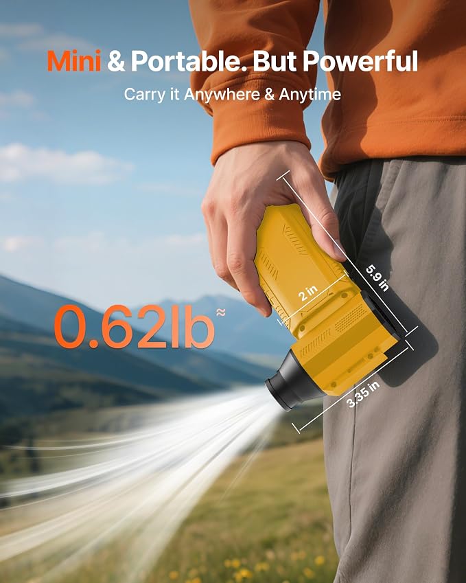 Compressed Air Duster, 000RPM Ultra-Powerful Electric Air Duster | 8000mAh - Image 7
