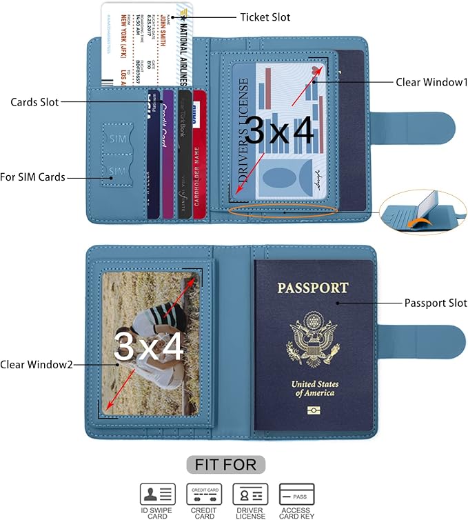 Melsbrinna Rfid Passport Holder - Image 3