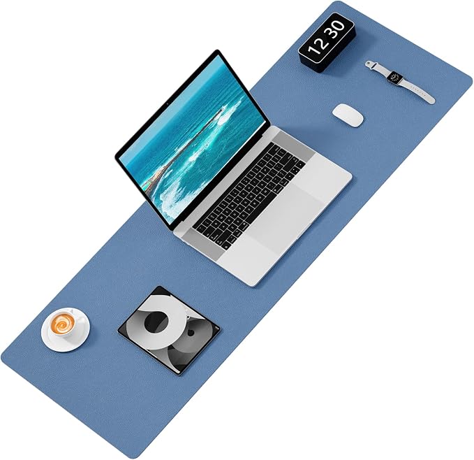 Hsurbtra Desk Pad, XXXL Extended Mouse Pad, Waterproof Desktop Blotter Protector - Image 2