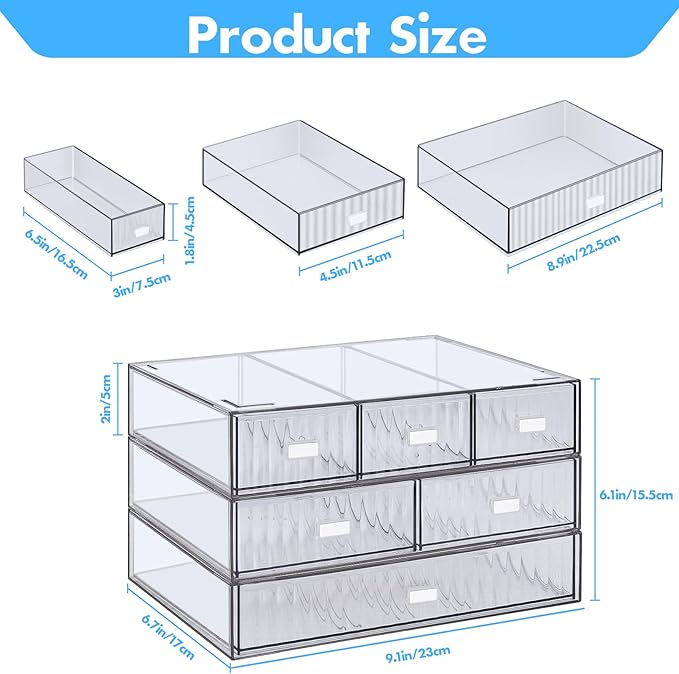 3 Tier Stackable Desk Organizer - Image 3