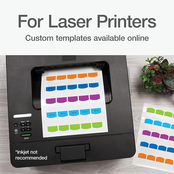 Redi-Tag Laser Printable Tabs, Permanent Index Tabs, Customizable Adhesive - Image 3