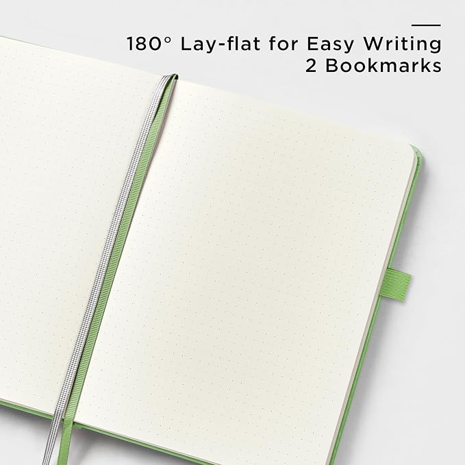 &And Per Se Dotted Journal Notebook, A5 Hardcover Leather Dotted Journal - Image 3