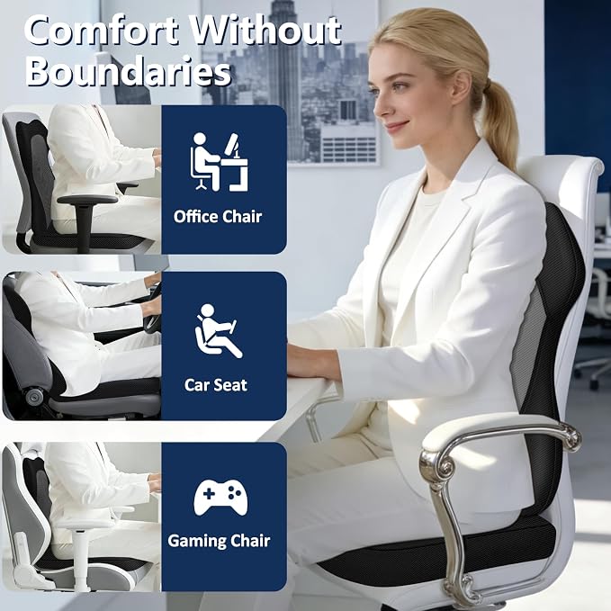 Seat Cushion, Lumbar Support Pillow - Image 7