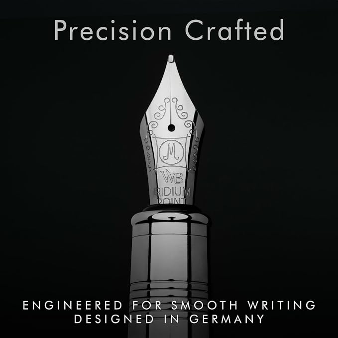 Wordsworth & Black Majesti Fountain Pen-, Luxury Case, Stainless Steel; Medium - Image 5