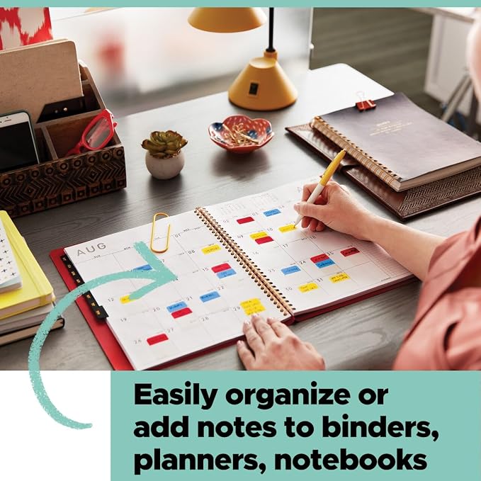 Post-it Flags in Portable Dispenser, 100 Flags/Pack, .47 in x 1.7 in, 20 Each - Image 4