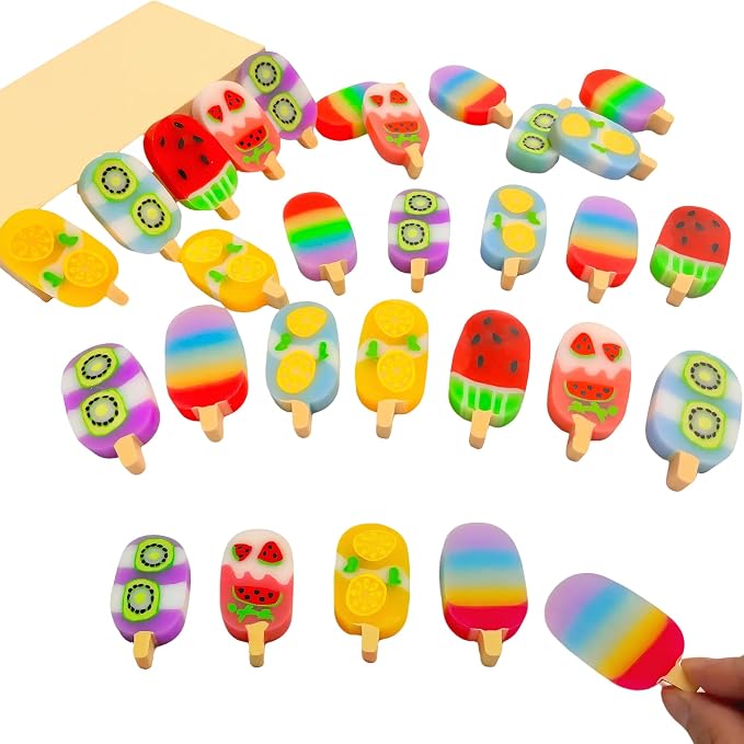 32PCS Cute Erasers for Kids Bulk, Fun for Classroom Back to School Party Gift - Image 7