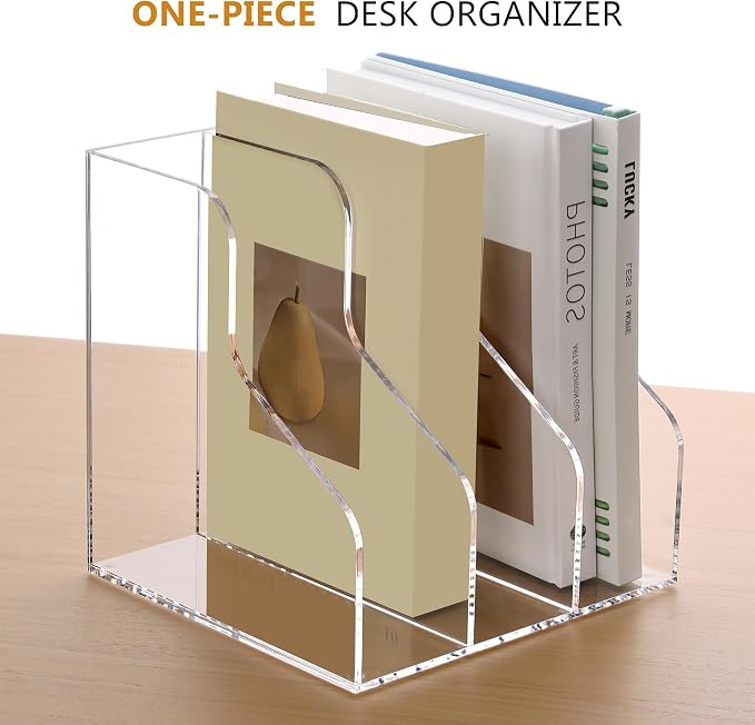 SANRUI Acrylic File Organizer, Desk Organizer - Image 5