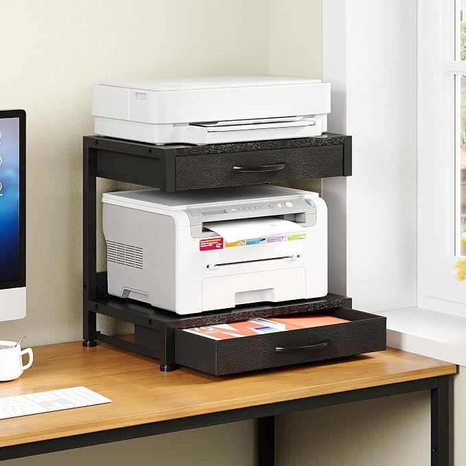 VENNQD 2-Tier Desktop Printer Stand - Image 2