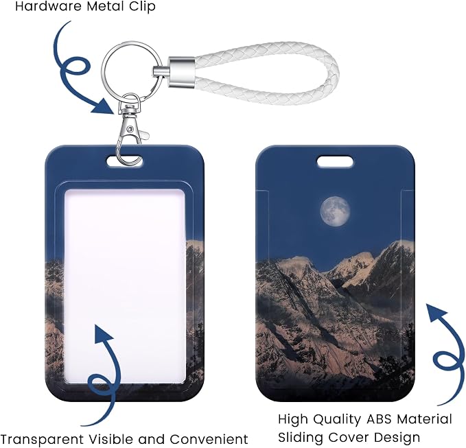 ID Card Badge Holder Key Chain - Image 3