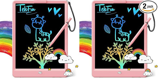 TEKFUN LCD Writing Tablet for Kids, 10-inch Coloring Drawing Pad, Mess Free by TEKFUN