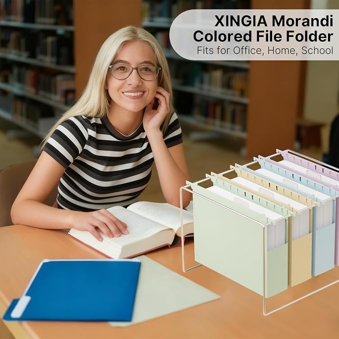 XINGIA Plastic Hanging File Folders, Letter Size - Image 7