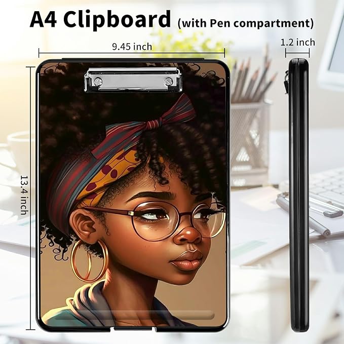 A4 Clipboards, Heavy Duty Waterproof Nursing Plastic Folder Clipboard - Image 2