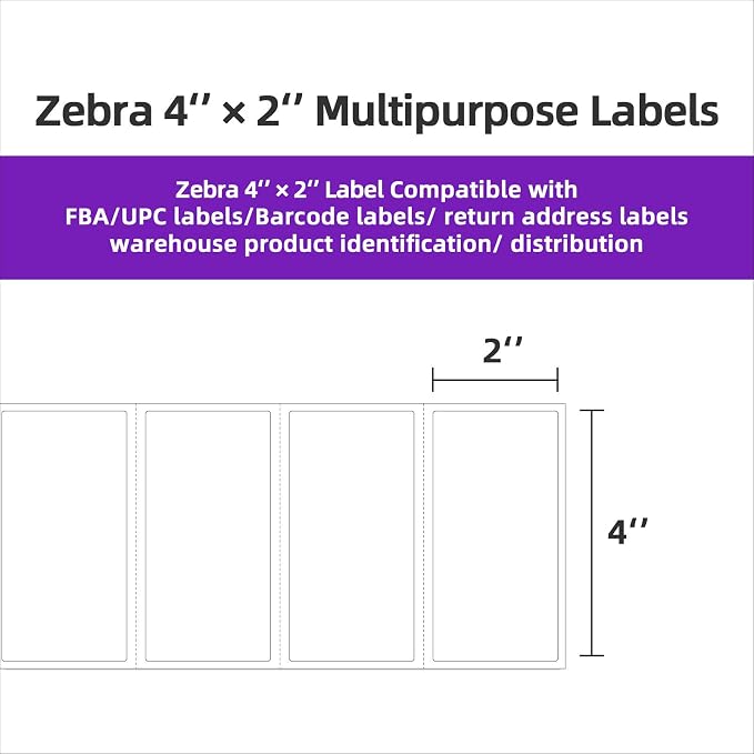 AveneMark 12 Rolls 4" x 2" Direct Thermal Labels - Image 3