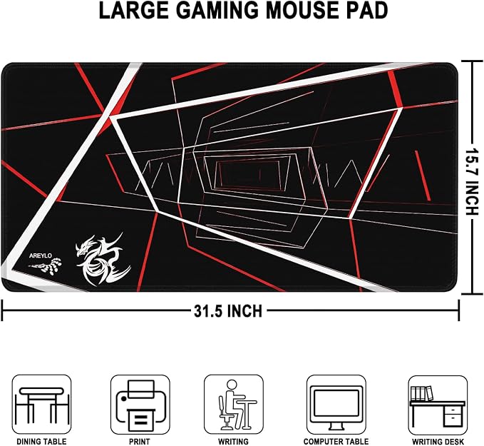 Large Gaming Mousepad, Waterproof Extra Large Mouse Pad - Image 3