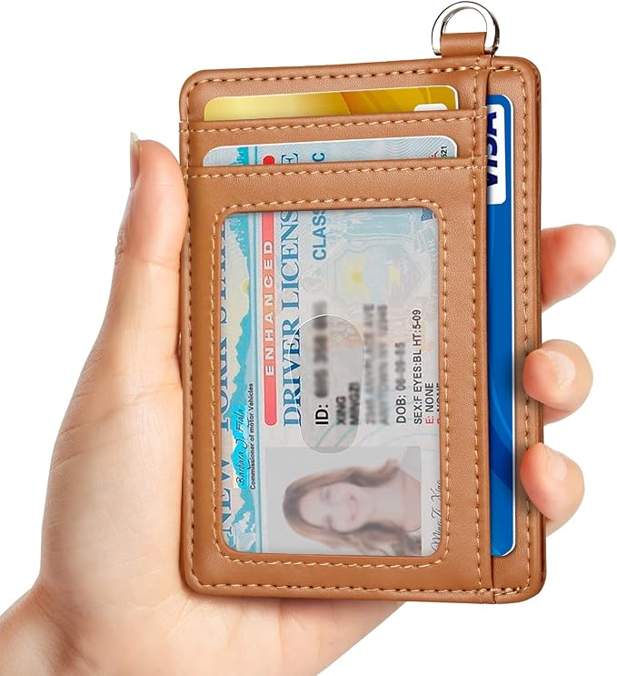 Slim Minimalist Front Pocket Wallet, RFID Blocking Credit Card Holder Wallet - Image 2