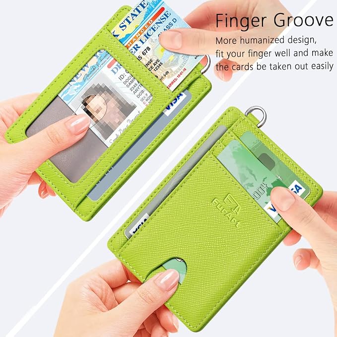 FurArt Slim Minimalist Wallet RFID Credit Card Holder - Image 3