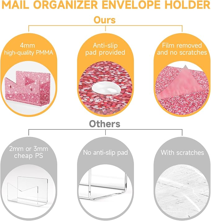 Mail Organizer Envelope Holder - Image 7
