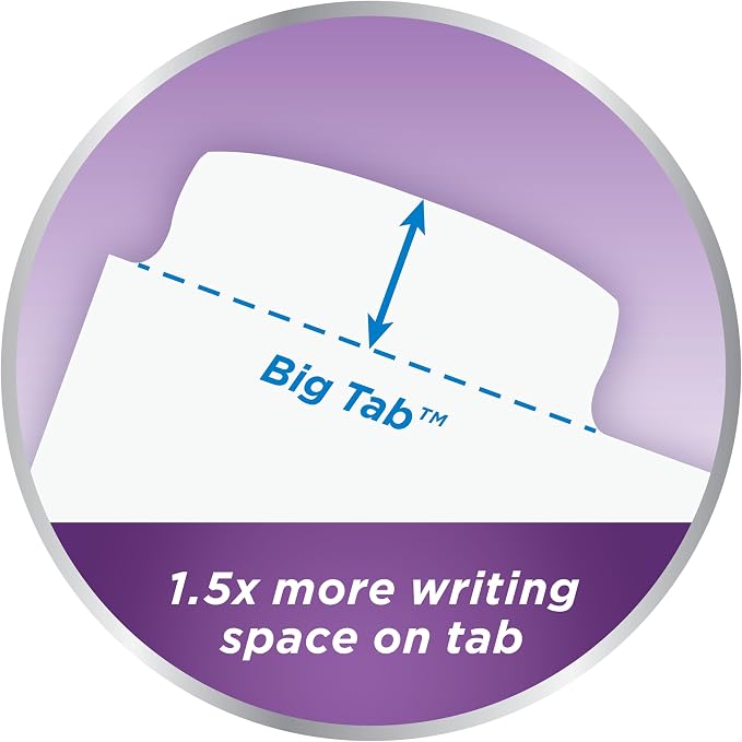 Avery Write & Erase 8 Tabs Plastic Divider - Image 5