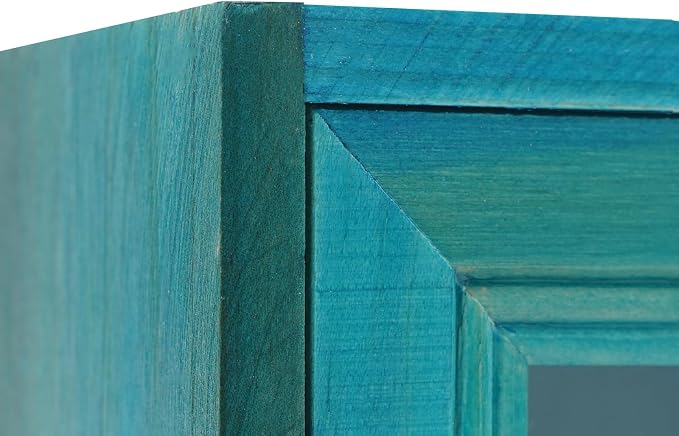 Rustic Vintage Mini Pine Counter Top Cabinet, Wooden Desktop Storage Cabinet - Image 5