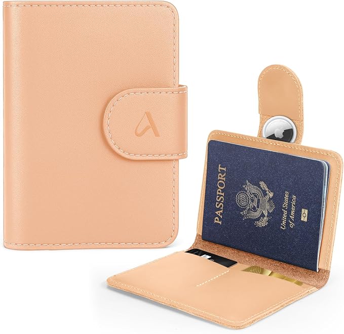 ALLIVE Genuine Leather Passport Holder, Rfid Passport Holder by ALLIVE