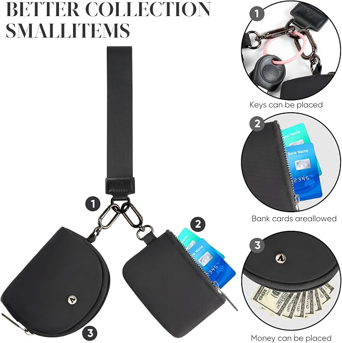 VUTUXA KeyChain Wallet Wristlet - Image 5