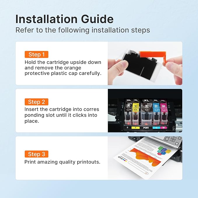 E-Z Ink Compatible Ink Cartridge Replacement for Canon PGI-270XL PGI270XL PGI270 XL PGI-270 to use with MG6821 TS6020 MG6820 MG5720 TS5020 TS8020 TS9020 MG7720 Printer (Large Black, 4 Pack)-DeskLoop Office
