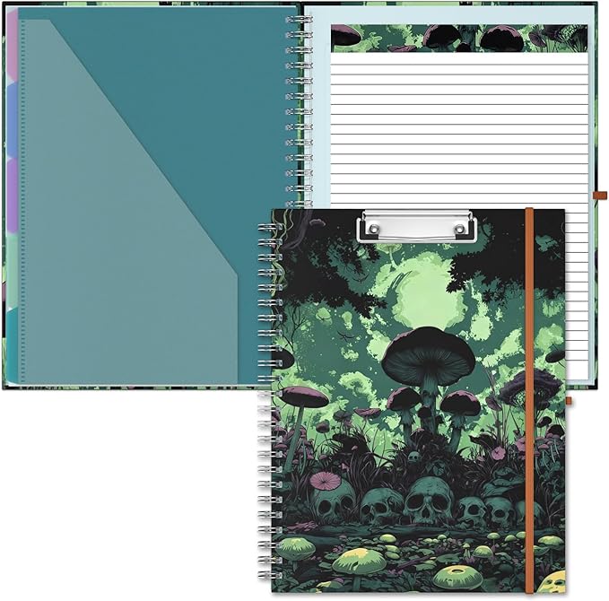 Hongri Clipboard Folio with Refillable Lined Notepad, 8.5 x 11 Folders with by Hongri