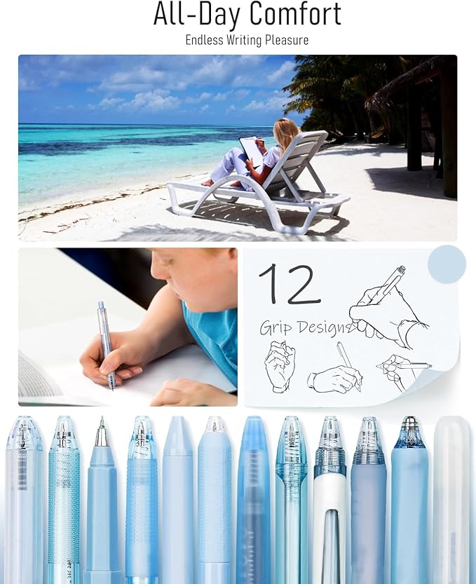 Four Candies Ocean Series Gel Pens, Cute School Office Supplies Aesthetic Desk - Image 6