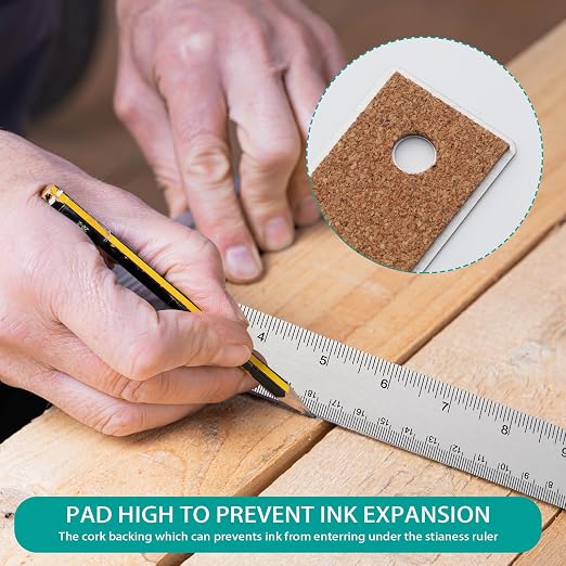Metal Ruler 12 Inch 18 Inch Stainless Steel Ruler - Image 4