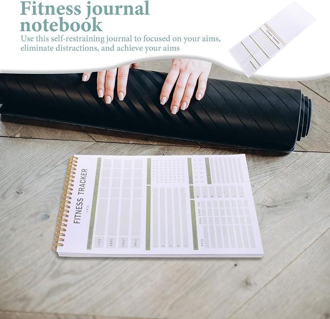 CIYODO Fitness Journal Notebook Workout Planner - Image 3