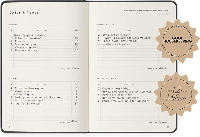 Full Focus Sienna Linen Planner by Michael Hyatt - Image 4