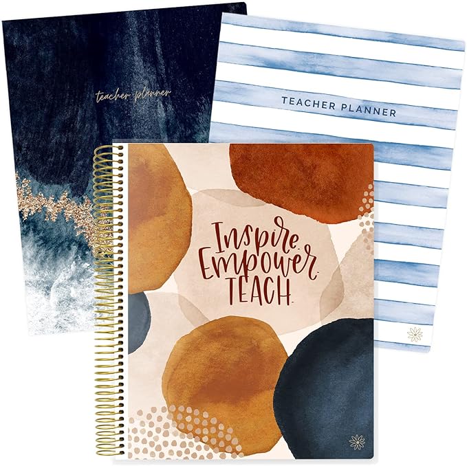 bloom daily planners Undated Academic Year Teacher Planner & Calendar by bloomdailyplanners